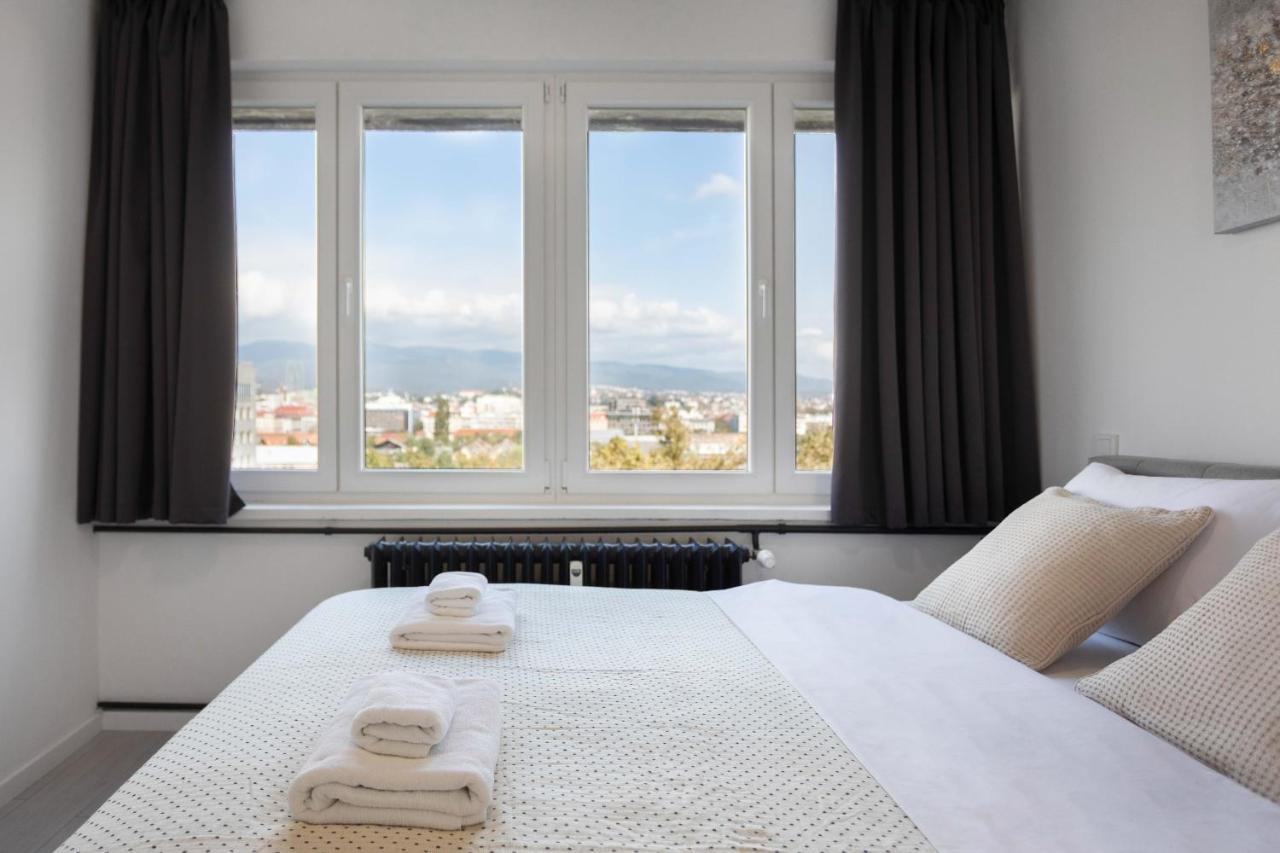 Spacious 2Bdr Apartment- Skyline View Zagreb Ngoại thất bức ảnh